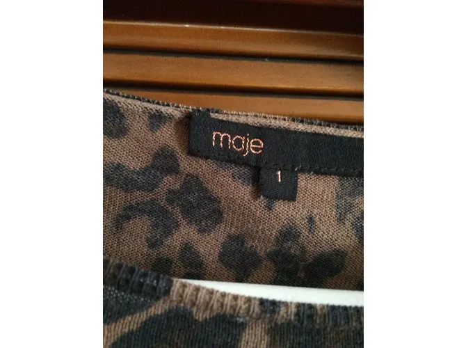 Maje Parte superior Estampado de leopardo 