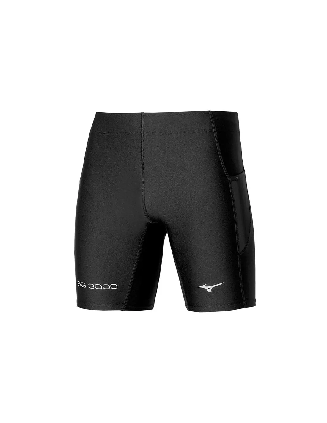 Mallas de Trail Mizuno Bg3000 Mid Tight Hombre Negro