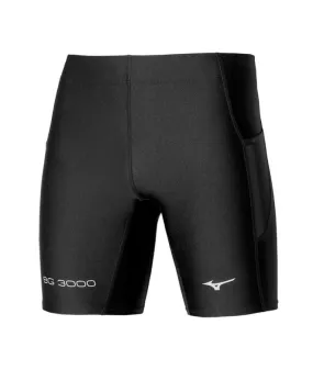 Mallas de Trail Mizuno Bg3000 Mid Tight Hombre Negro