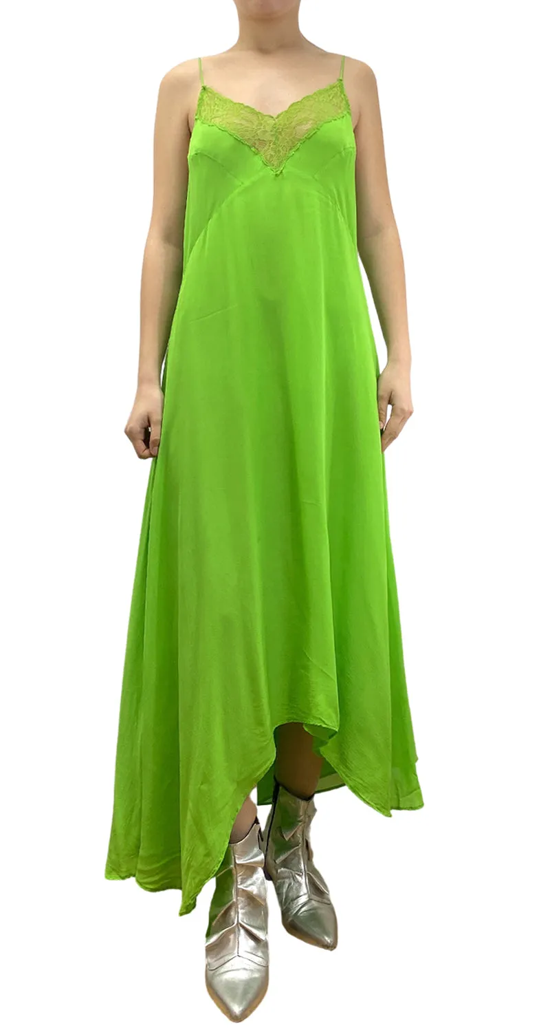 MANGO Vestido Verde