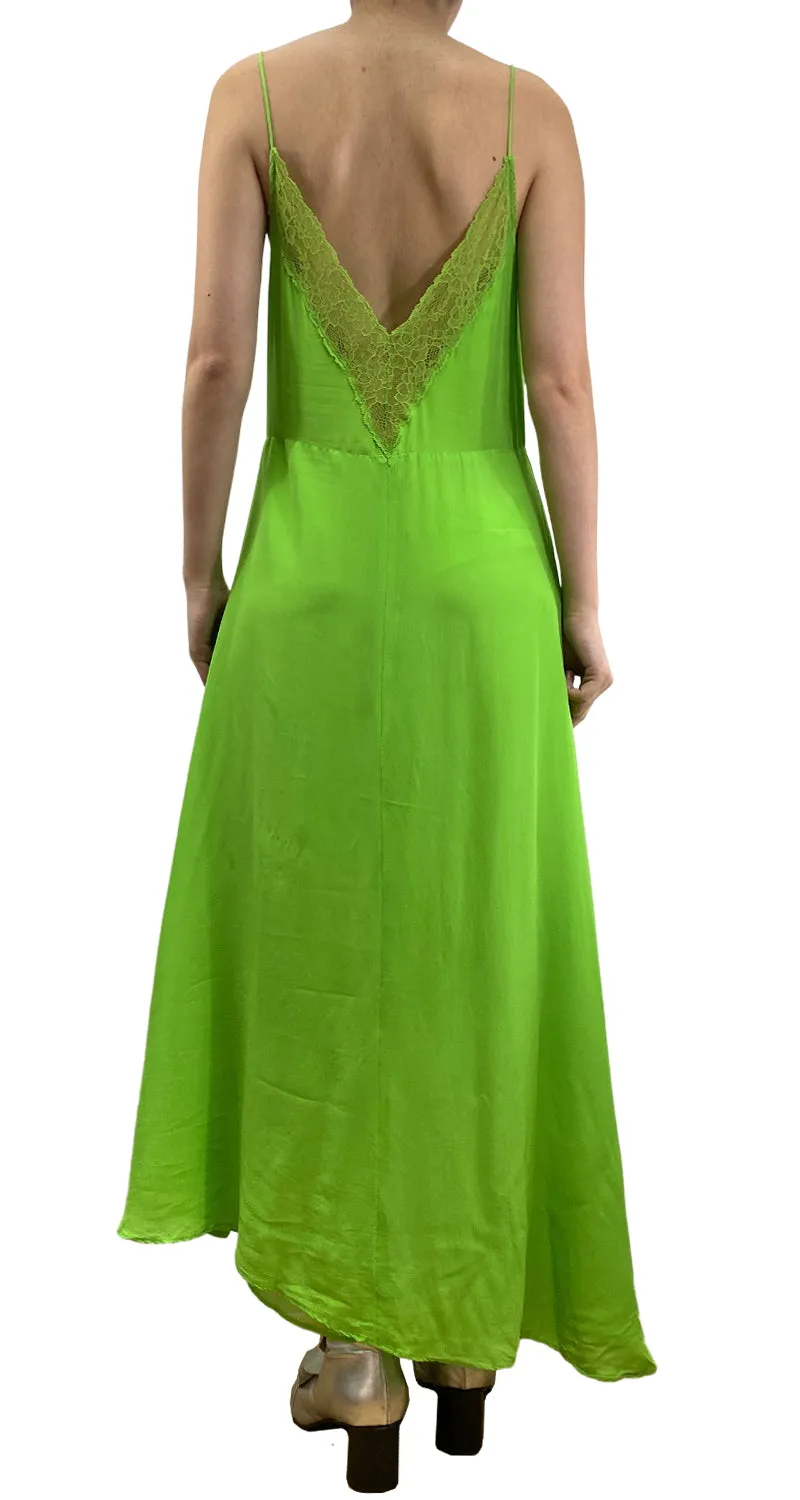 MANGO Vestido Verde