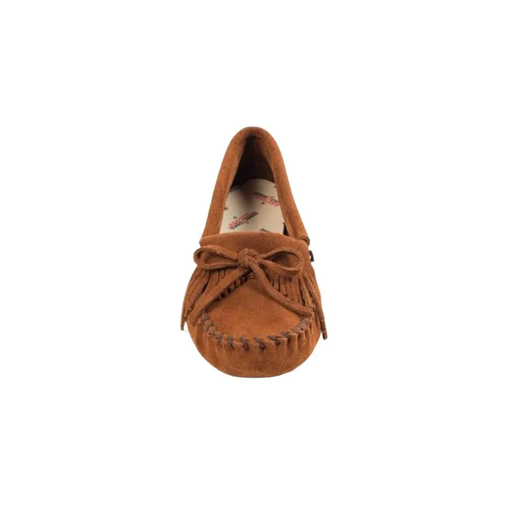 Minnetonka Femenino Kilty_Softsole Brown