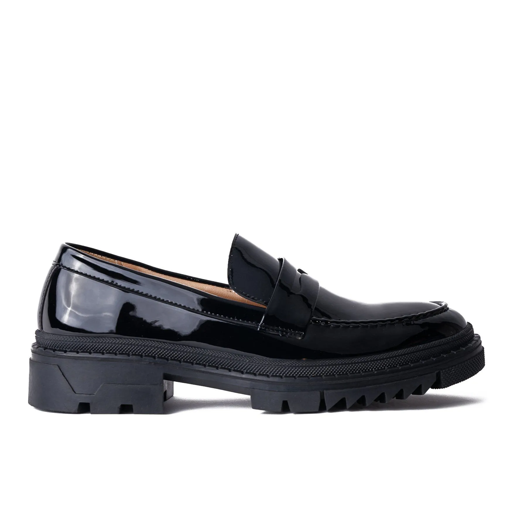 Mocasín Urbano Sebago Negro Charol Zameta