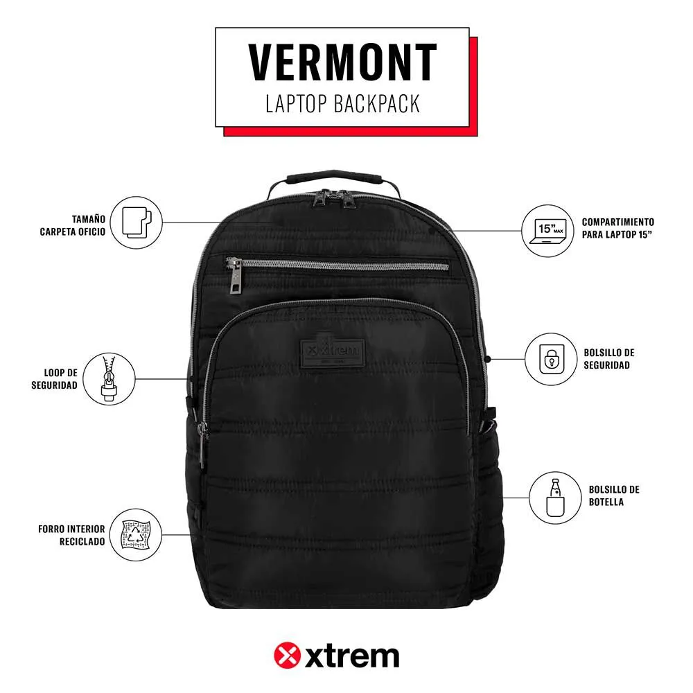 Mochila Notebook Xtrem Vermont 5XT Negro 15"