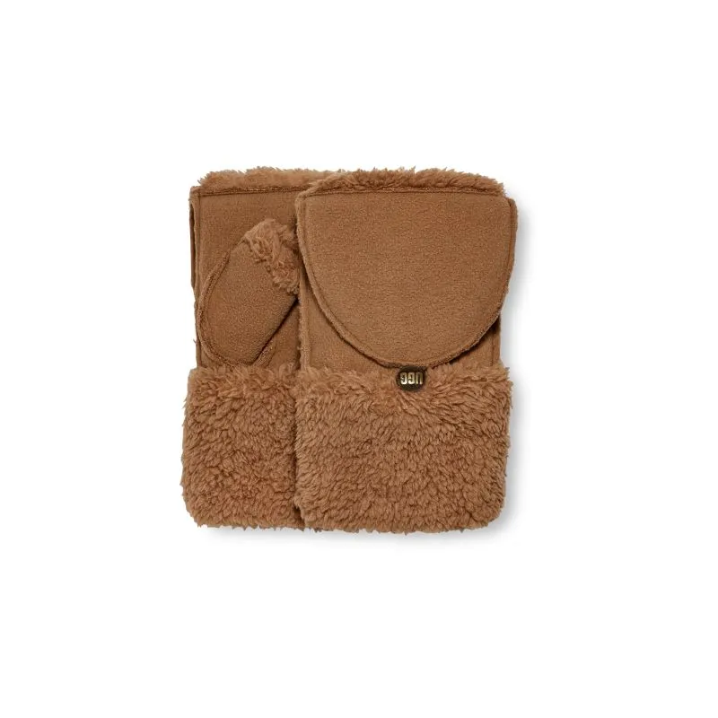 Muflones UGG W BONDED FLEECE FLIP MITTEN (Castaño)