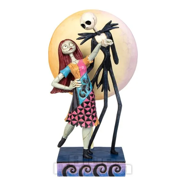 Nightmare Before Christmas Figura Jack y Sally Bailando A La Luz De La Luna