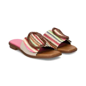 NOA HARMON Sandalias planas de Mujer MULTICOLOR FUXS