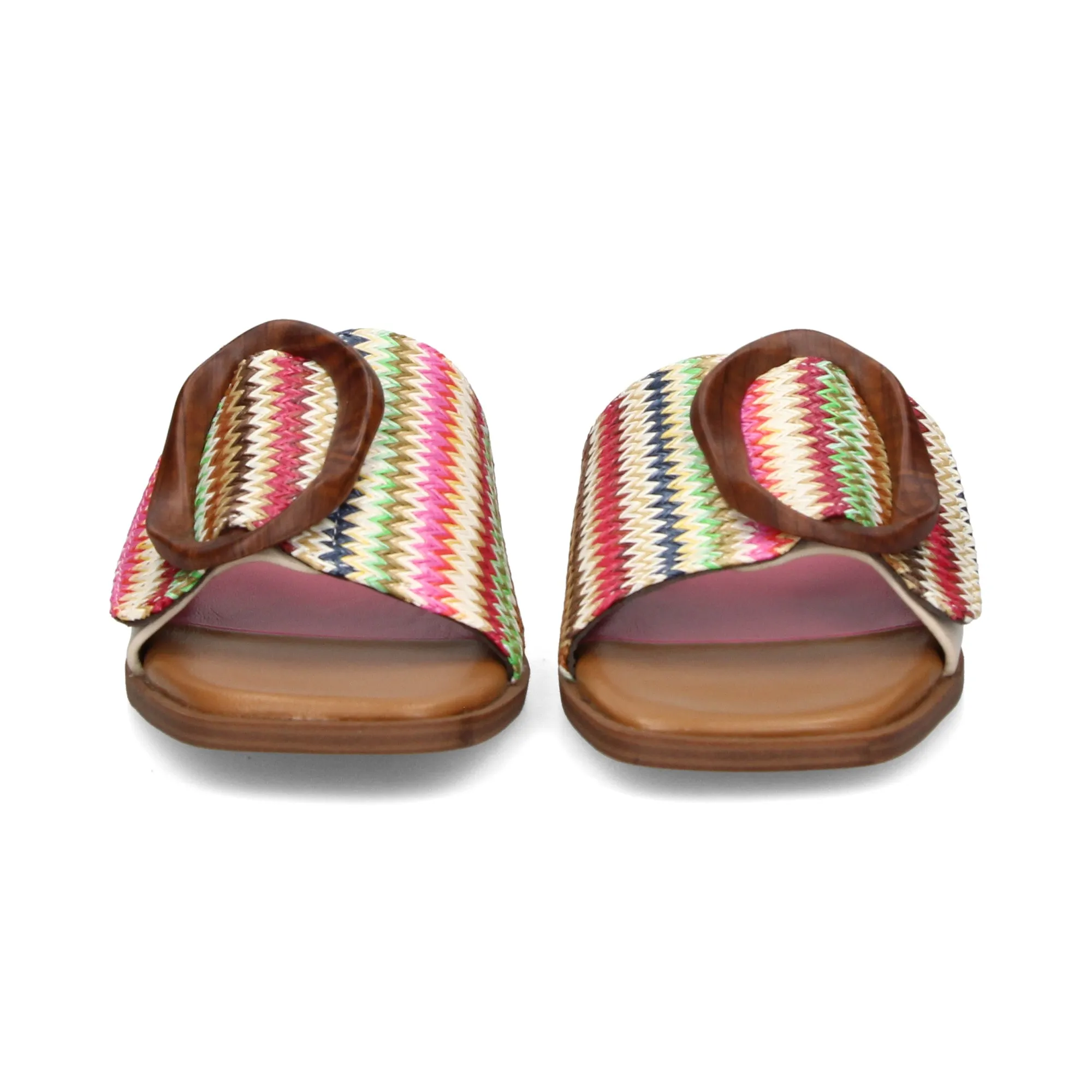 NOA HARMON Sandalias planas de Mujer MULTICOLOR FUXS