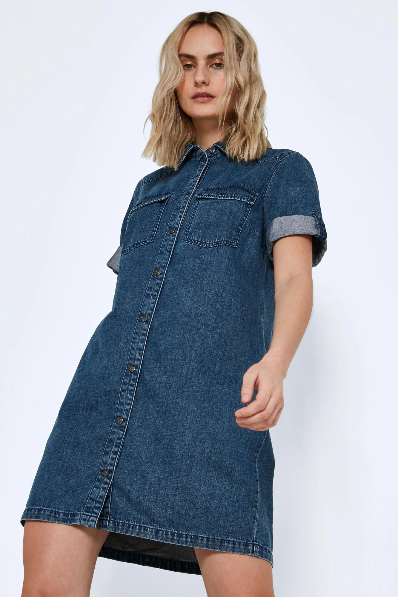 Noisy May Vestido corto denim