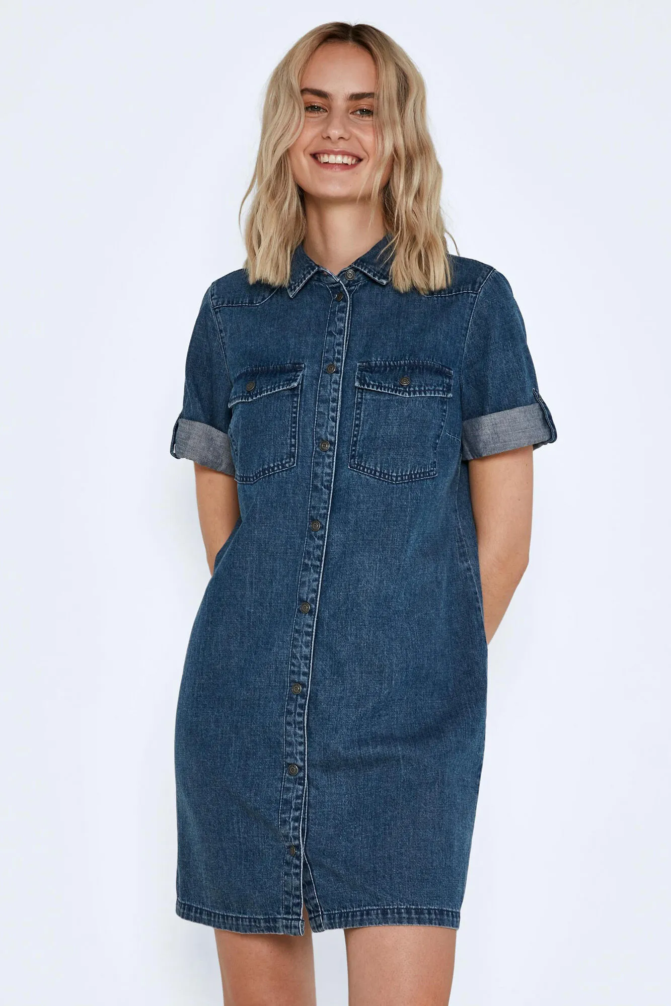 Noisy May Vestido corto denim