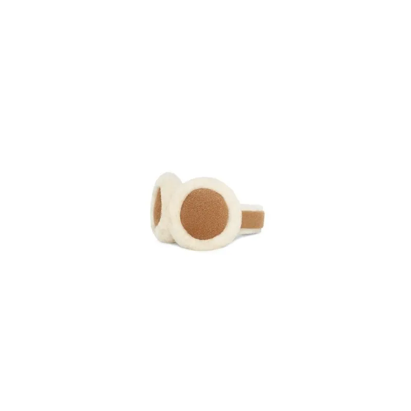 Orejeras Bluetooth de piel de oveja para mujer UGG (Castaño)