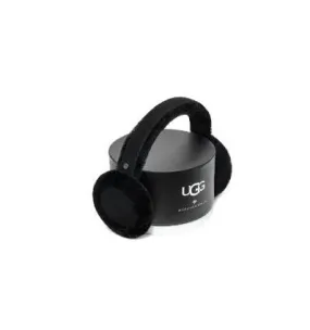 Orejeras Bluetooth de piel de oveja para mujer UGG (Negro)