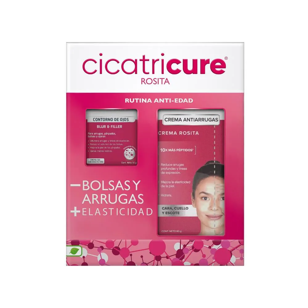 Pack Contorno Blur & Filler 15Gr + Crema Rosita Antiarrugas 60 Gr Cicatricure