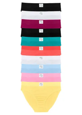 Pack de 10 bragas Multicolor-pastel