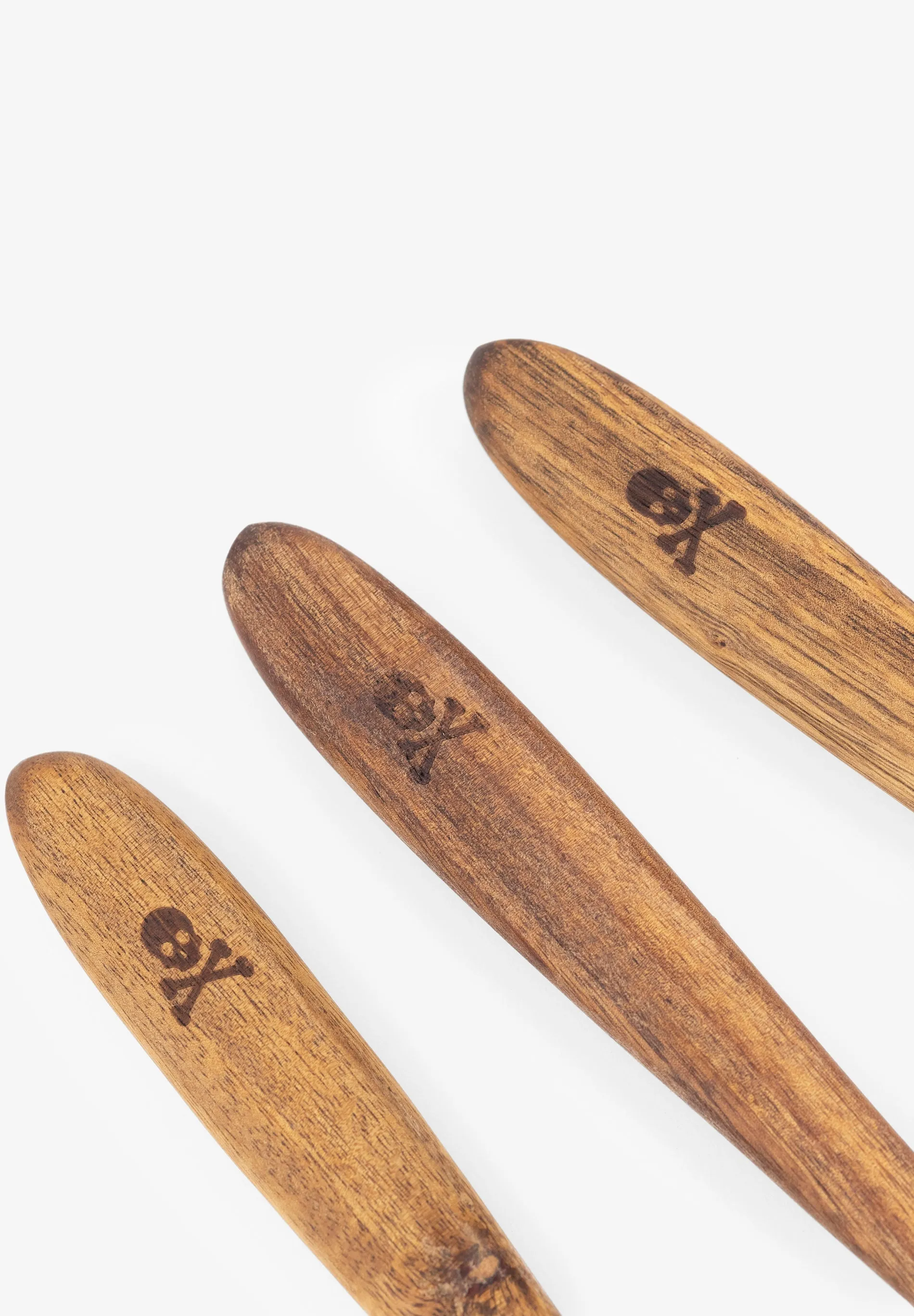 PACK UTENSILIOS DE MADERA CALAVERA