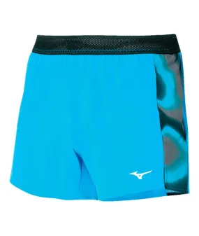 Pantalones de Running Mizuno Premium Aero Split 4.5 Azul Hombre