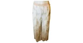 Pantalón de encaje Patrizia Pepe Beige Crema 