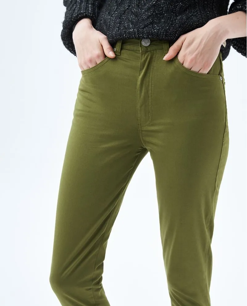 Pantalón de tiro alto para mujer