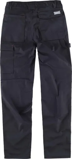 Pantalón elástico bidireccional, multibolsillos Negro