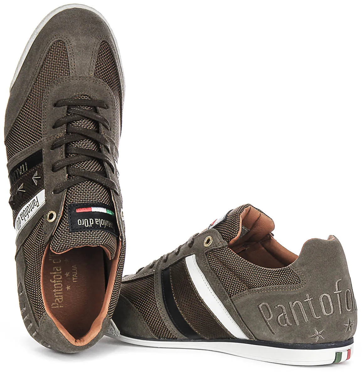 Pantofola D'Oro Imola L Stars In Brown Blue For Men