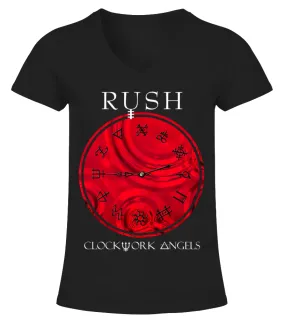 PGSR-BK. Rush - Clockwork Angels (2012) Camiseta cuello pico Mujer