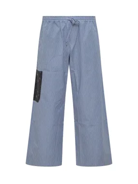 PIERRE LOUIS MASCIA Cotton and Silk Pants