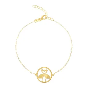 Pulsera Love Bird Oro