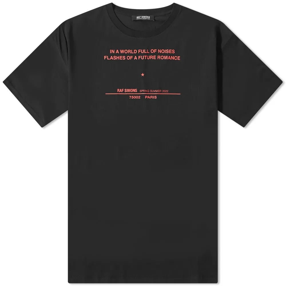 RAF SIMONS Tour Date Tee