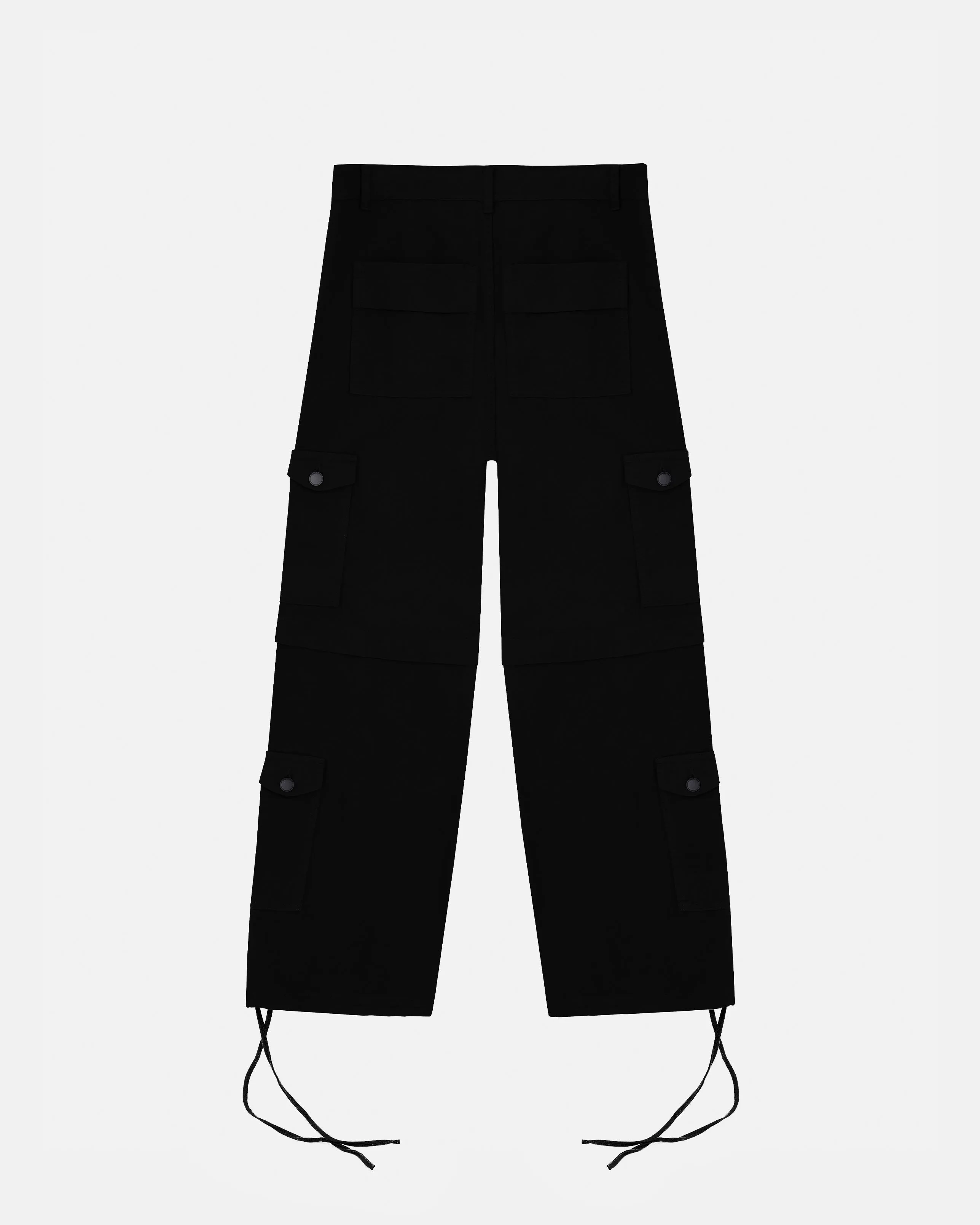 Riviera Wide Cargo Pants Black