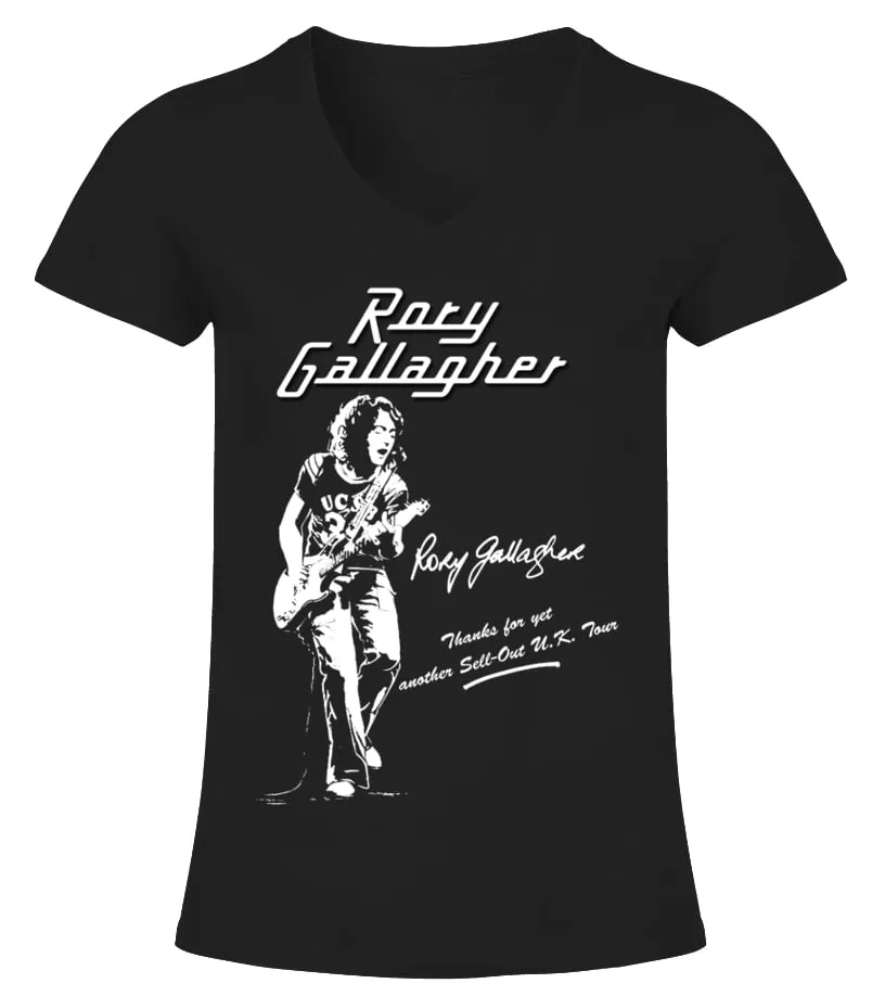 Rory Gallagher BK (12) Camiseta cuello pico Mujer