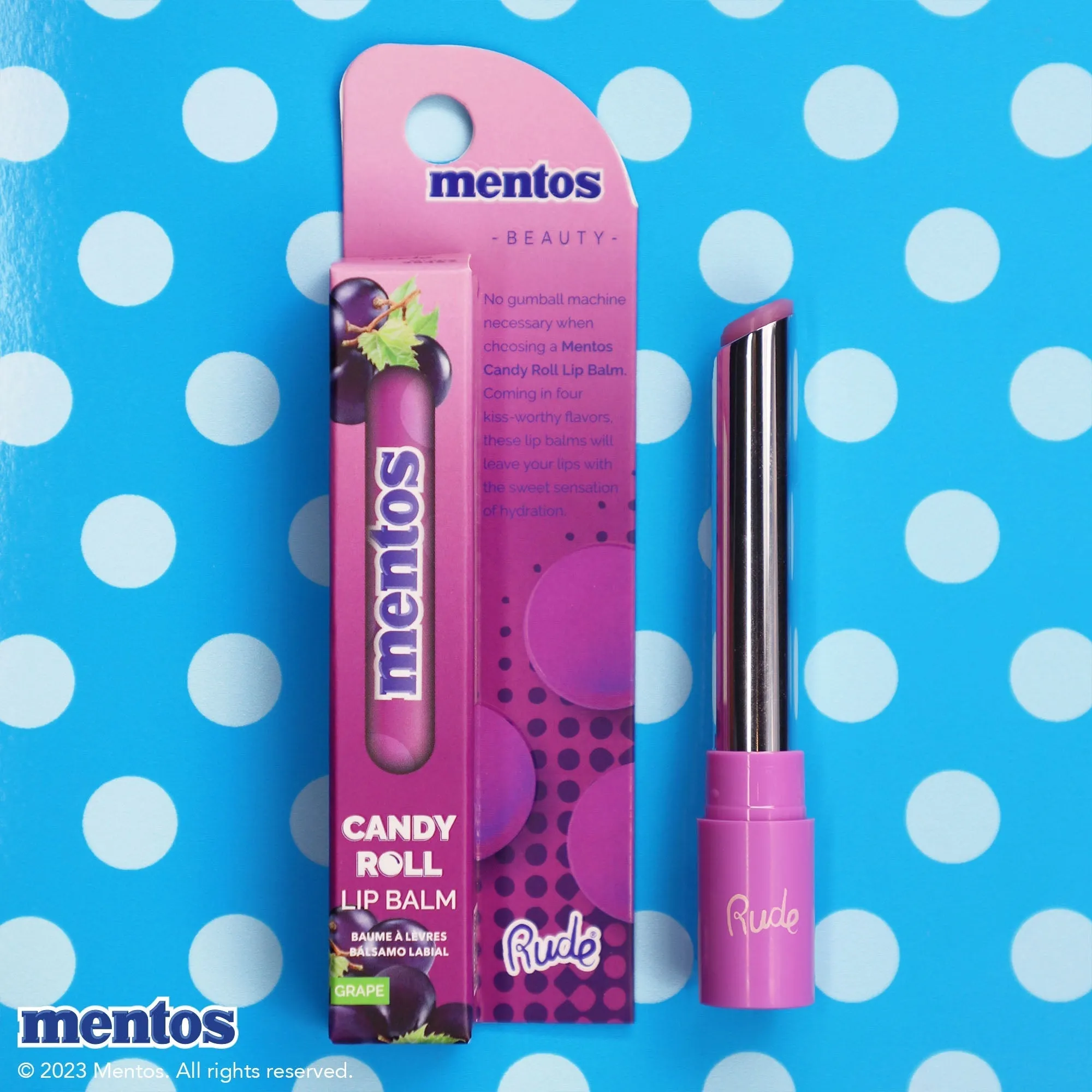 RUDE Mentos Candy Roll Lip Balm