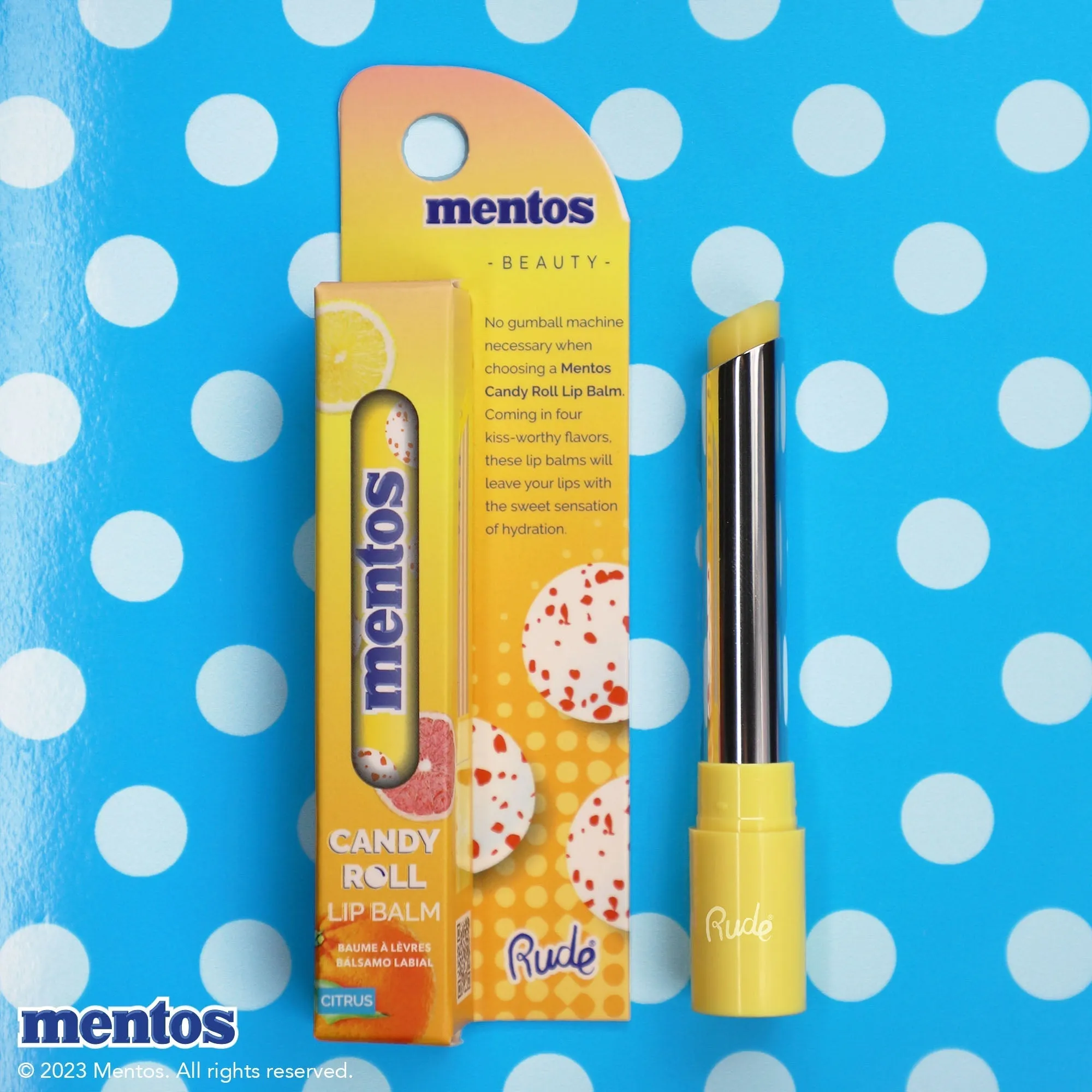 RUDE Mentos Candy Roll Lip Balm