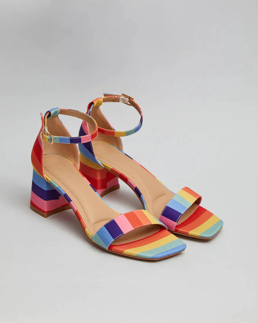 SANDALIA TACON FATMA MULTICOLOR