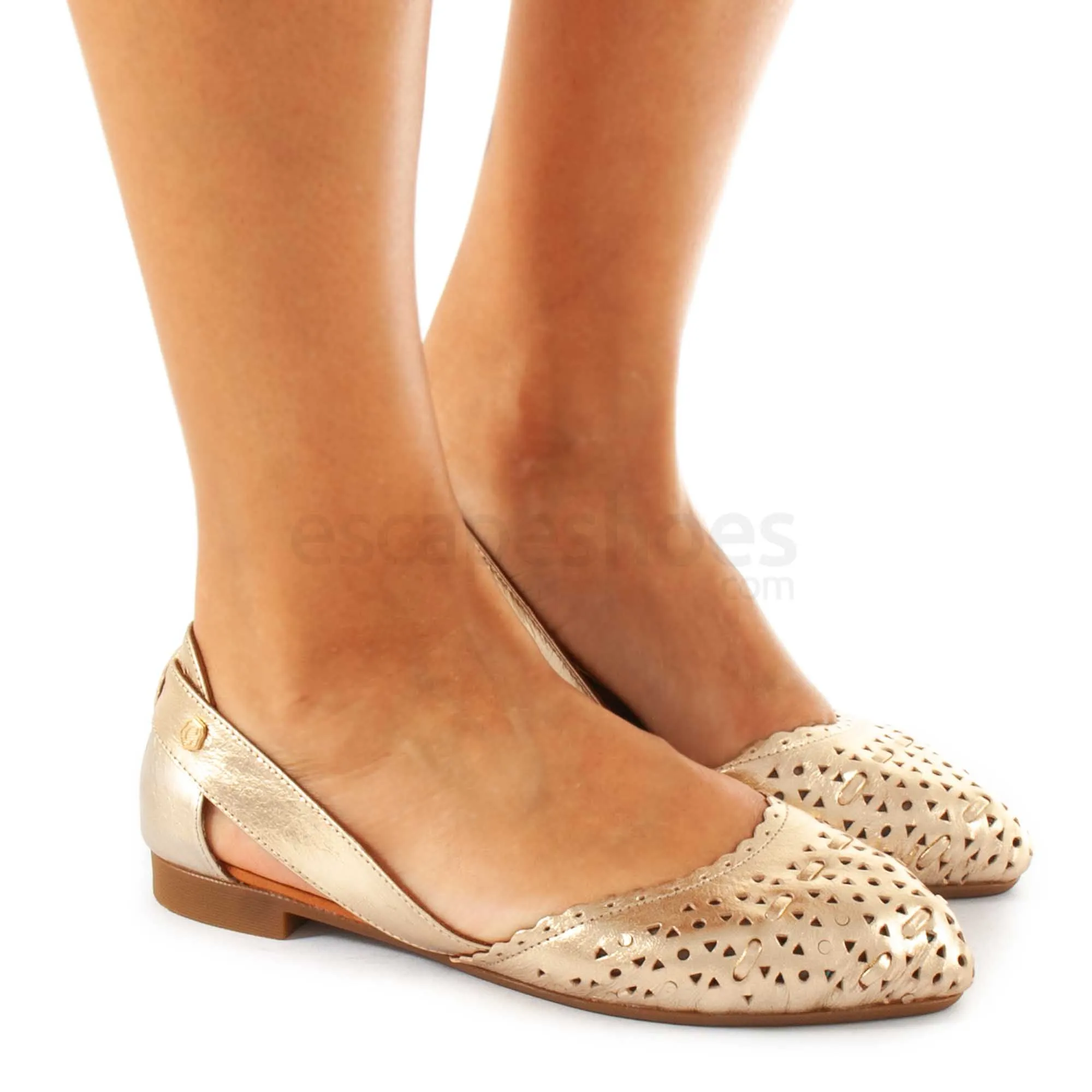 Sandalias CARMELA Pele Ouro 161581