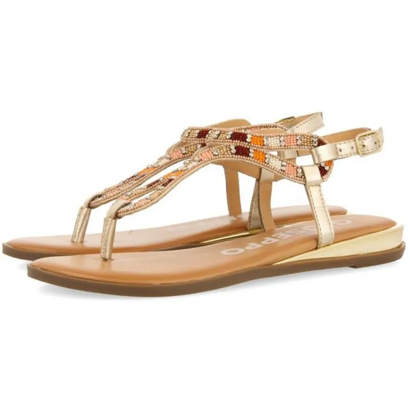 Sandalias Gioseppo 72026 Nyssa con pedrería ORO