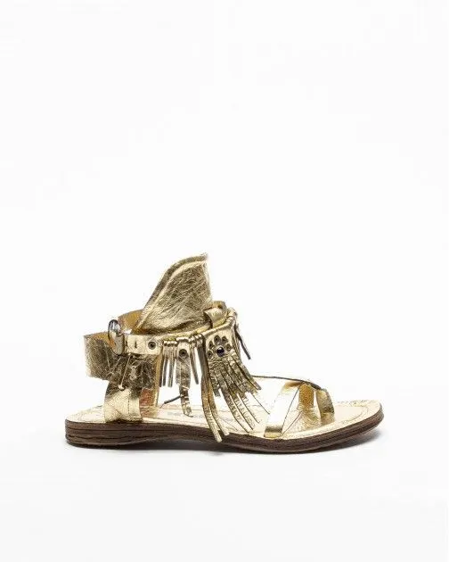 Sandalias planas A.S.98 53401A Dorado