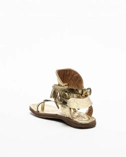 Sandalias planas A.S.98 53401A Dorado