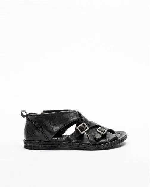 Sandalias planas A.S.98 A16048 Negro