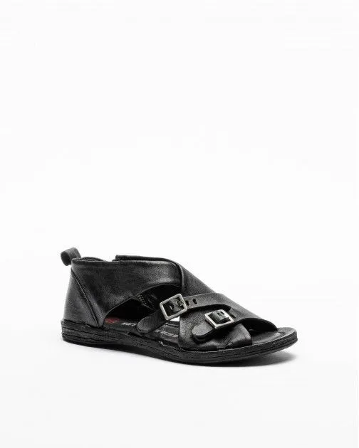 Sandalias planas A.S.98 A16048 Negro