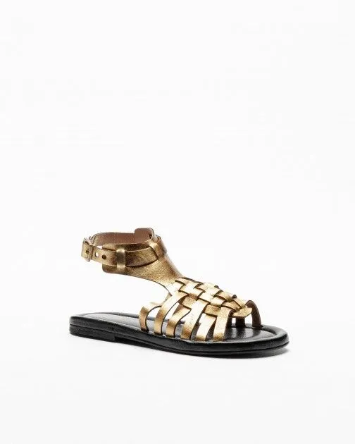 Sandalias planas A.S.98 B74007 Dorado