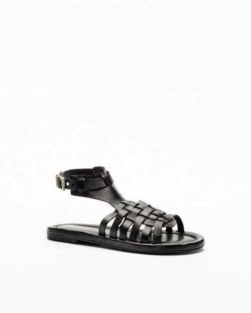 Sandalias planas A.S.98 B74007 Negro