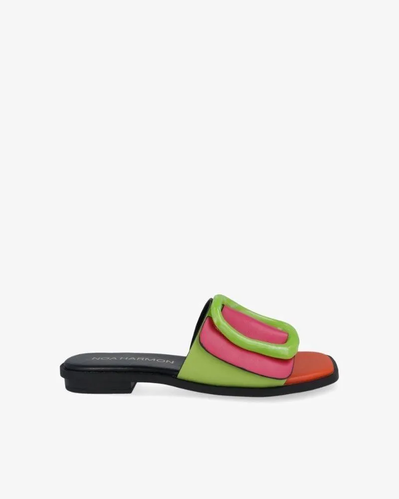 Sandalias planas mujer Noa Harmon multicolor