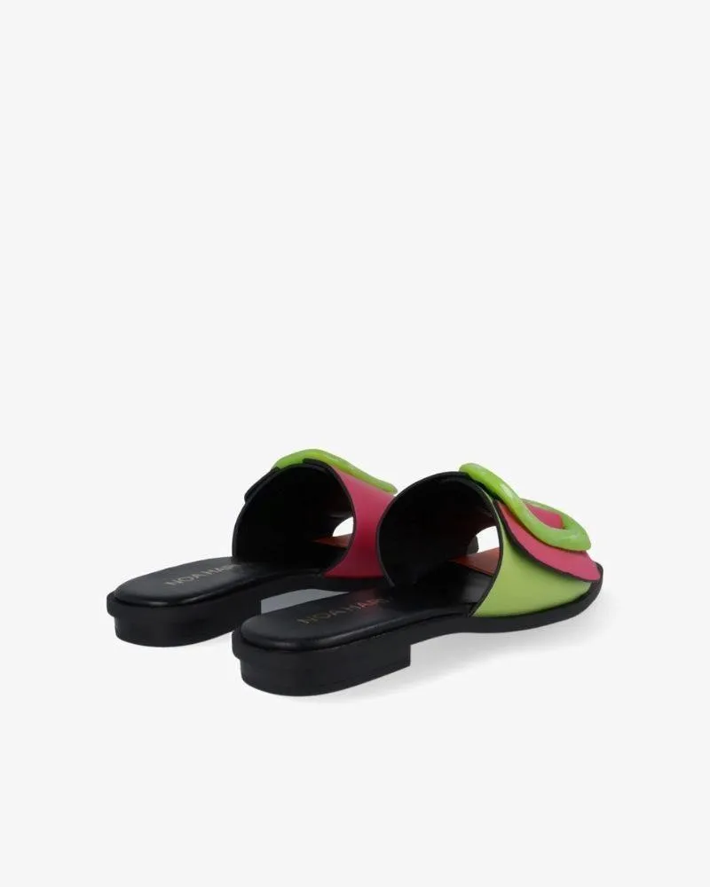 Sandalias planas mujer Noa Harmon multicolor