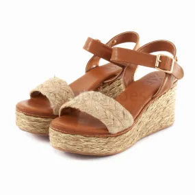 Sandalias XTI Tex Cunha Corda 141063 Ouro