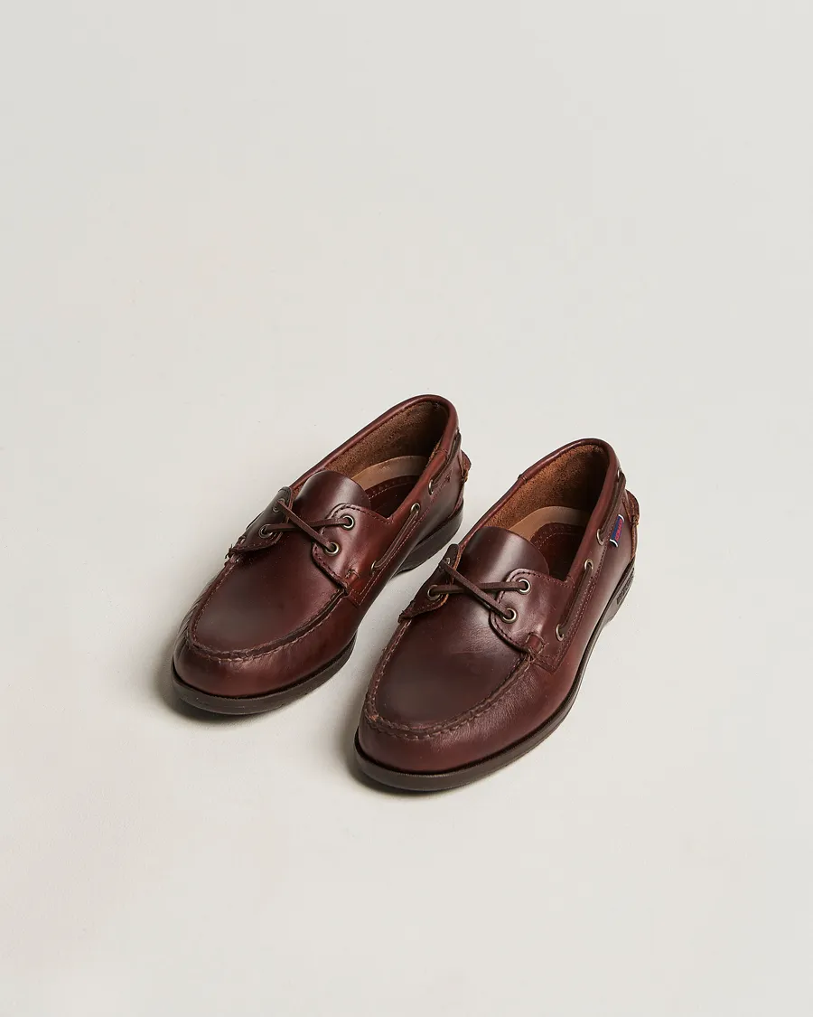 Sebago Endeavor Oiled Leather Boat Shoe Brown