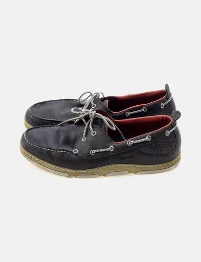 Sebago Náutico gris cordón