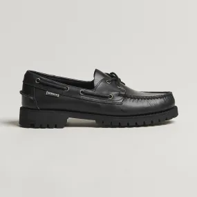 Sebago Ranger Waxy Loafer Total Black