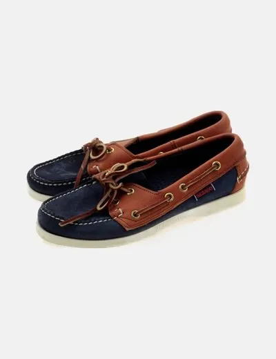 Sebago Zapato azul marino oxford