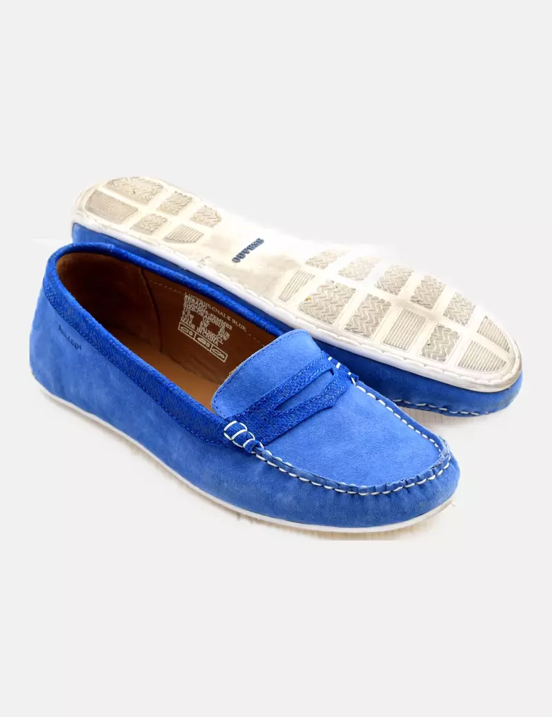 Sebago Zapato náutico azul ante