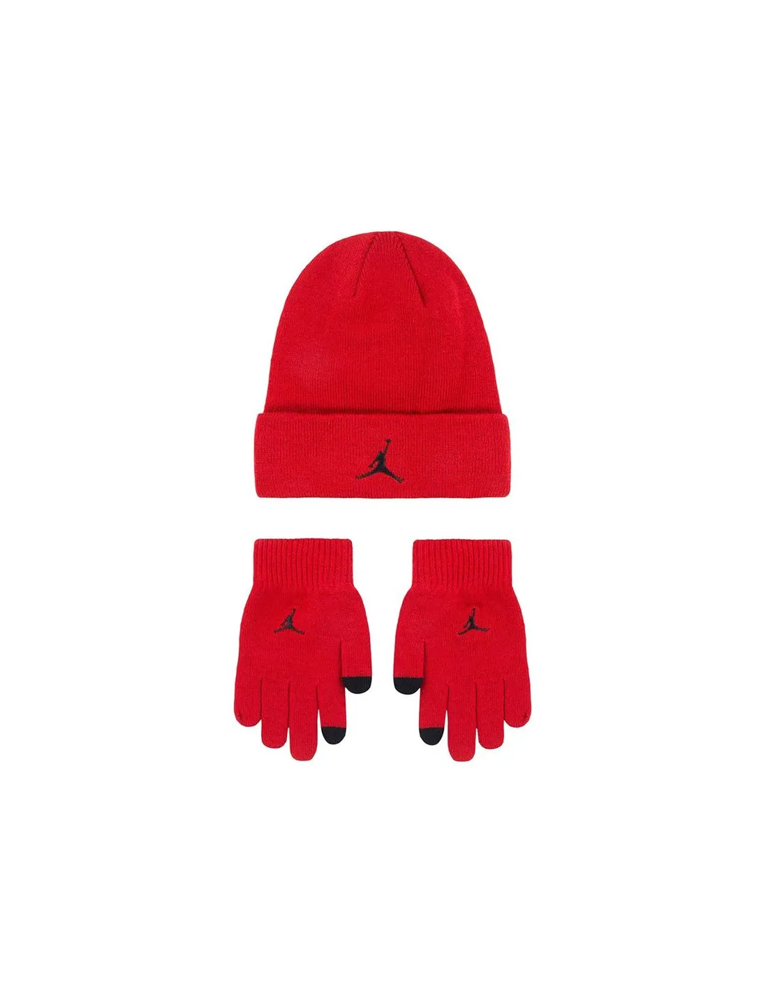 Set Nike Jan Jordan Essentials Beanie S Niño Rojo